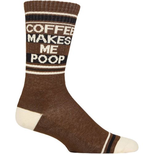 Pair Coffee Makes Me Poop Cotton Socks Multi One Size - Gumball Poodle - Modalova