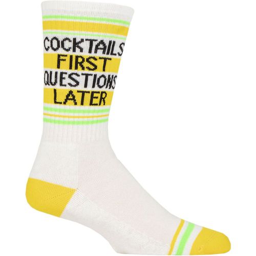 Gumball Poodle 1 Pair Cocktails First Questions Later Cotton Socks Multi One Size - SockShop - Modalova