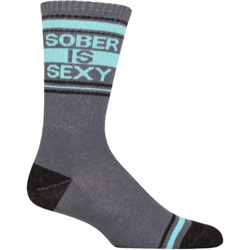 Pair Sober Is Sexy Cotton Socks Multi One Size - Gumball Poodle - Modalova