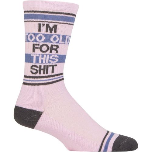 Pair I'm Too Old for This Shit Cotton Socks Multi One Size - Gumball Poodle - Modalova
