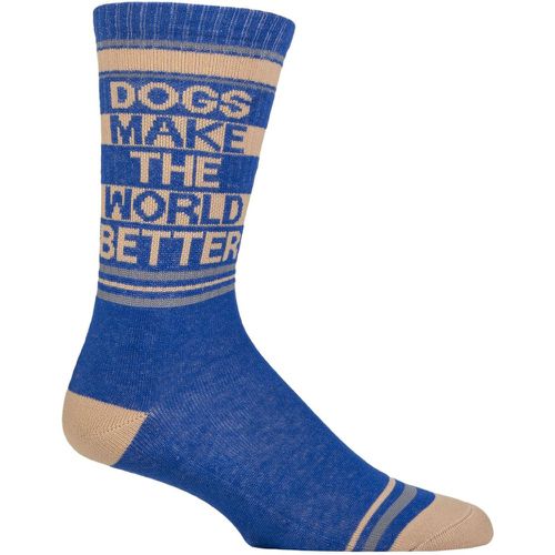 Gumball Poodle 1 Pair Dogs Make the World Better Cotton Socks Multi One Size - SockShop - Modalova
