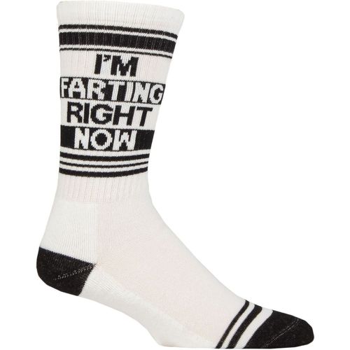 Pair I'm Farting Right Now - Gym Crew Socks Cotton Socks Multi One Size - Gumball Poodle - Modalova