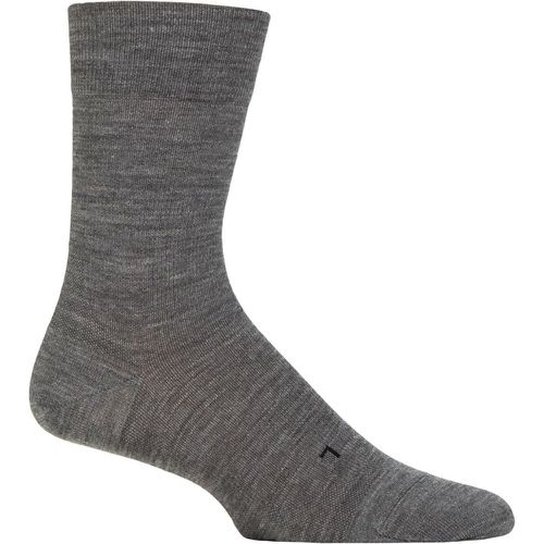 Mens 1 Pair Falke Stabilizing Wool Everyday Socks Dark 8.5-9.5 Mens - SockShop - Modalova