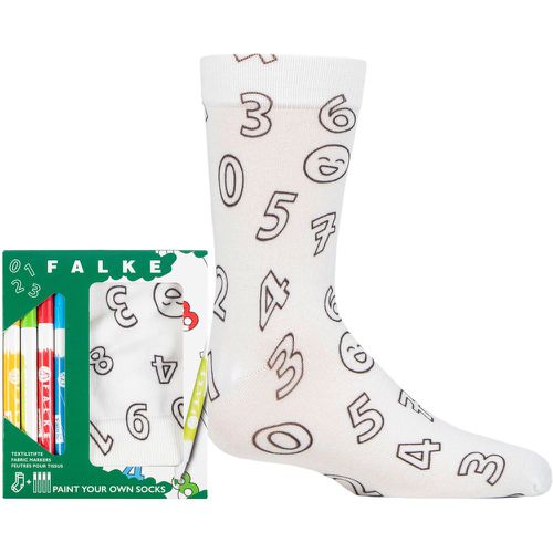 Boys and Girls 1 Pair Colour your own Socks Gift set 3-5 Teens (12-13 Years) - Falke - Modalova