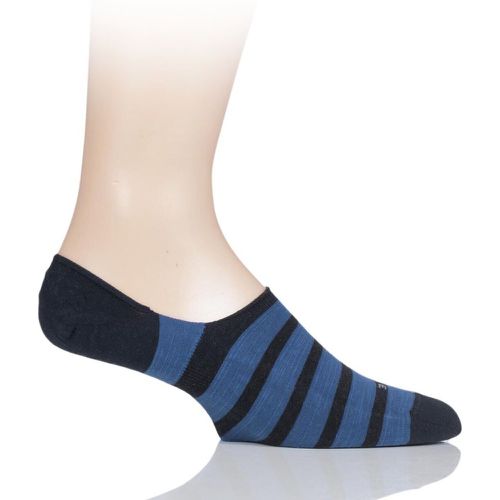 Pair Anthracite Even Stripe Cotton Invisible Socks Men's 7-8 Mens - Falke - Modalova