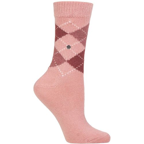 Women's 1 Pair Whitby Extra Soft Argyle Socks 36-41 - Burlington - Modalova