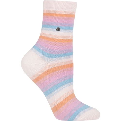 Ladies 1 Pair Stripe Cotton Socks 3.5-7 Ladies - Burlington - Modalova