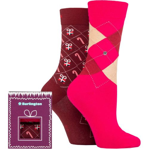 Ladies 2 Pair Christmas Gift Boxed Socks 3.5-7 Ladies - Burlington - Modalova