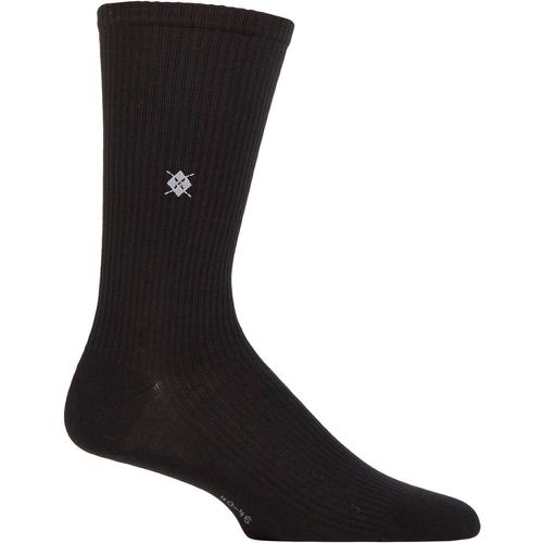 Mens 1 Pair Boston Organic Cotton Ribbed Socks 6.5-11 Mens - Burlington - Modalova