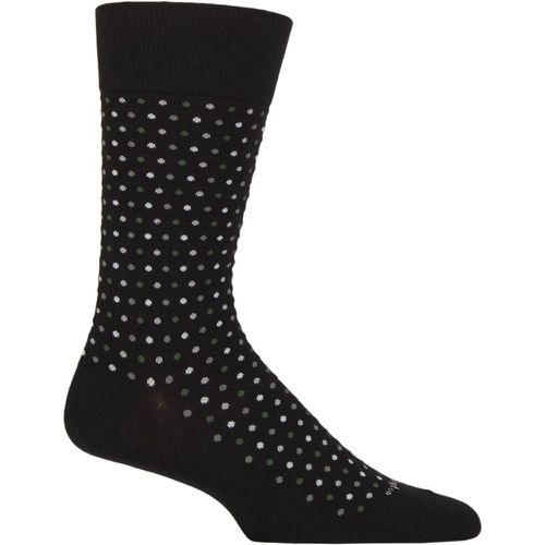 Mens 1 Pair Burlington Dot Cotton Socks 6.5-11 Mens - SockShop - Modalova