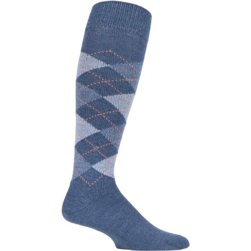 Pair Denim Preston Soft Acrylic Knee High Socks Men's 6.5-11 Mens - Burlington - Modalova