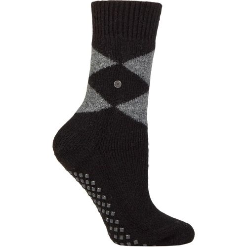 Ladies 1 Pair Cosy Argyle Wool Slipper Socks 3.5-7 Ladies - Burlington - Modalova
