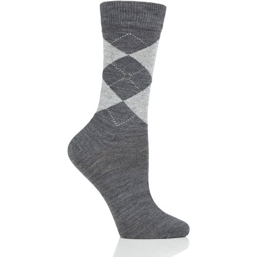 Women's 1 Pair Marylebone Lurex Virgin Wool Socks 3.5-7.5 Ladies - Burlington - Modalova