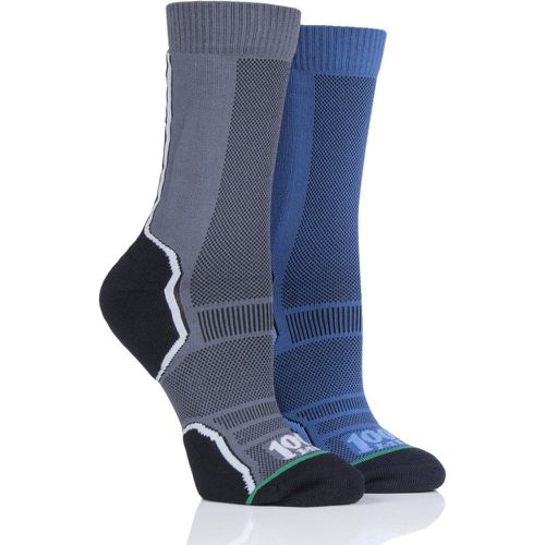 Pair Navy / Charcoal Trek Socks Unisex 6-8.5 Mens - 1000 Mile - Modalova