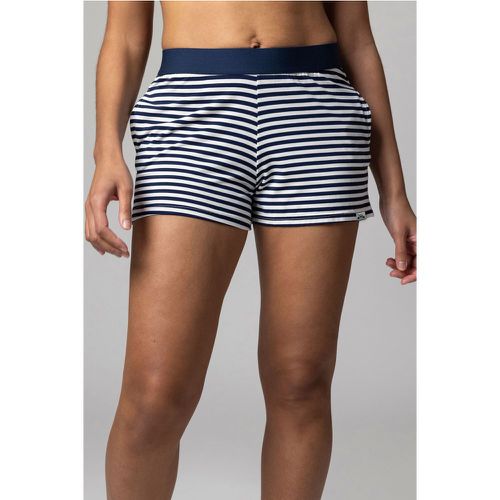 Women's 1 Pack Bamboo Loungewear Selection Shorts Navy Stripe Shorts 14 Ladies - Lazy Panda - Modalova