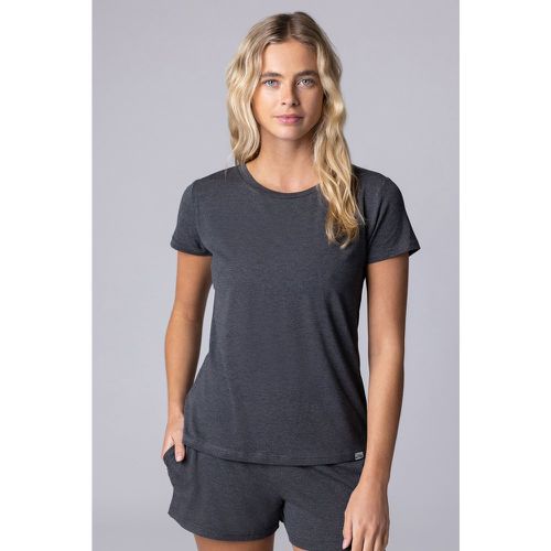 Women's 1 Pack Bamboo Loungewear Selection T-Shirt Charcoal UK 14 - Lazy Panda - Modalova