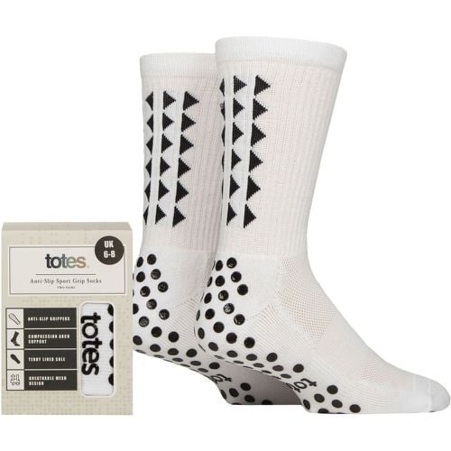 Totes 2 Pair Gripper Sports Socks 6-8 UK - SockShop - Modalova