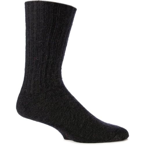 Pair of London Mohair Ribbed Socks With Cushioning Unisex 11-13 Unisex - SOCKSHOP of London - Modalova