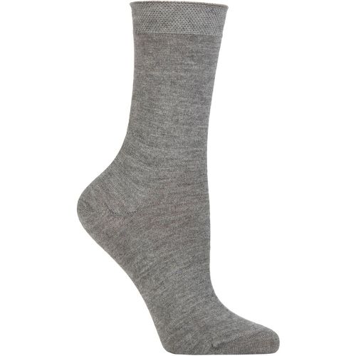 Women's 1 Pair No 1 85% Cashmere Socks Light Melange 7-8 Ladies - Falke - Modalova