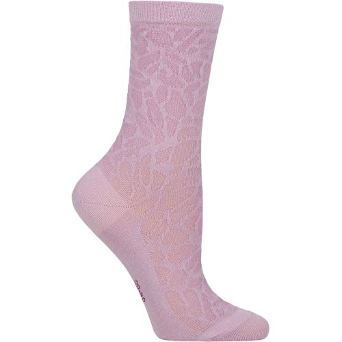 Women's 1 Pair Falke Creole Texture Animal Print Cotton Socks Shell 5.5-6.5 Women's - SockShop - Modalova