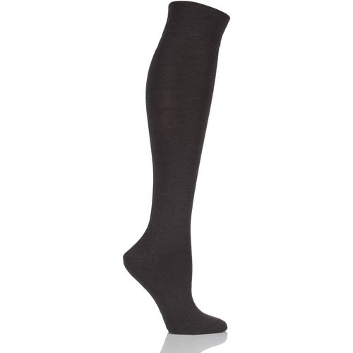 Pair Dark Sensitive Berlin Merino Wool Left And Right Knee High Socks Ladies 2.5-5 Ladies - Falke - Modalova