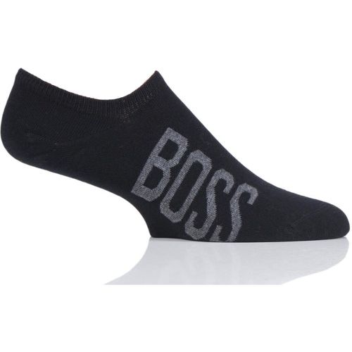 Pair BOSS Combed Cotton Large Logo Trainer Socks Men's 5.5-8 Mens - Hugo Boss - Modalova