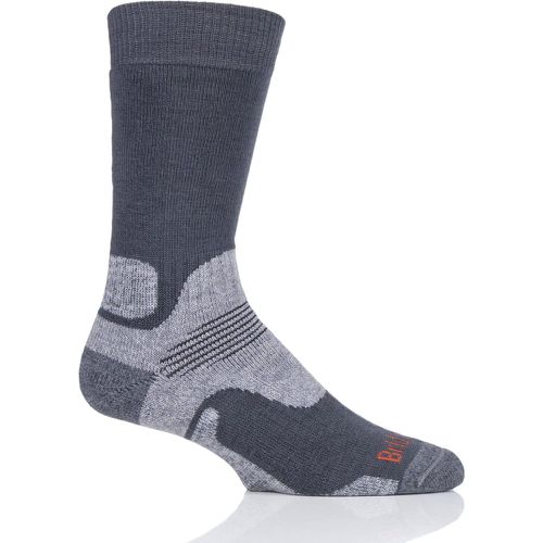 Pair Gunmetal Endurance Trekker Socks For Extended Trekking and Hiking Men's 9-11.5 Mens - Bridgedale - Modalova