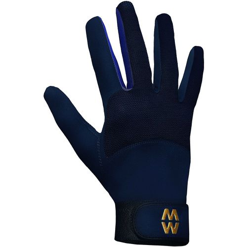 Pair Navy Long Mesh Sports Gloves Unisex 6 Unisex - MacWet - Modalova