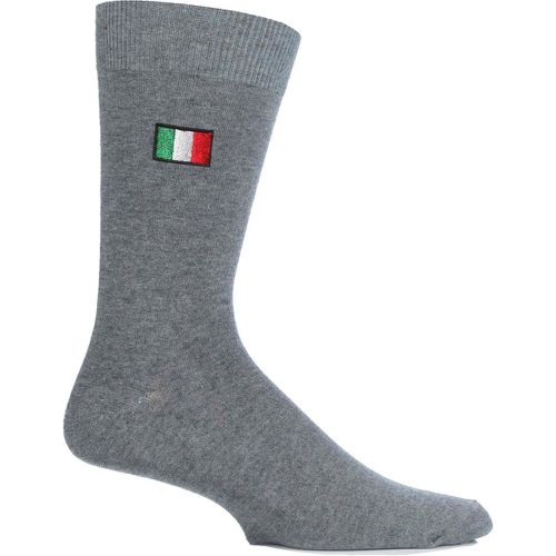 Pair Italy Light New Individual Nations Embroidered Socks Men's 7-11 Mens - SockShop - Modalova