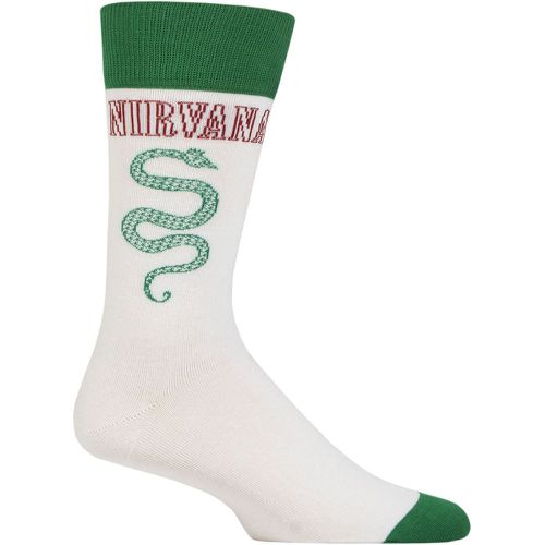 Music Collection 1 Pair Nirvana Cotton Socks Serve The Servants One Size - SockShop - Modalova