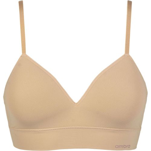 Women's 1 Pack Bondi Bare Longline Bra Underwear Rose Beige UK 16-18 - Ambra - Modalova