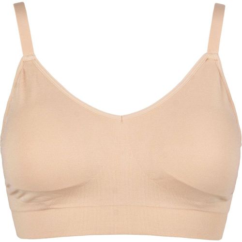 Women's 1 Pack Curvesque Support Wirefree Bra Nude UK 20-22 - Ambra - Modalova