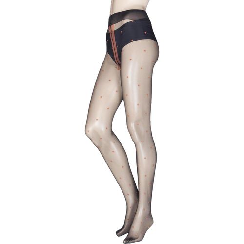 Pair Anguria Spotted Tights Ladies Small - Trasparenze - Modalova