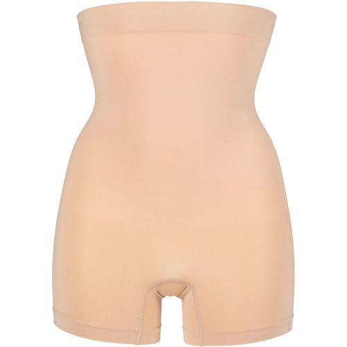Ladies 1 Pack Ambra Powerlite Hi Waisted Shortie Underwear Rose Beige UK 14-16 - SockShop - Modalova