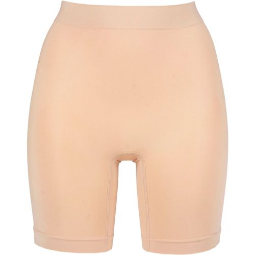 Ladies 1 Pack Powerlite Thigh Shaper Short Underwear Beige UK 12-14 - Ambra - Modalova