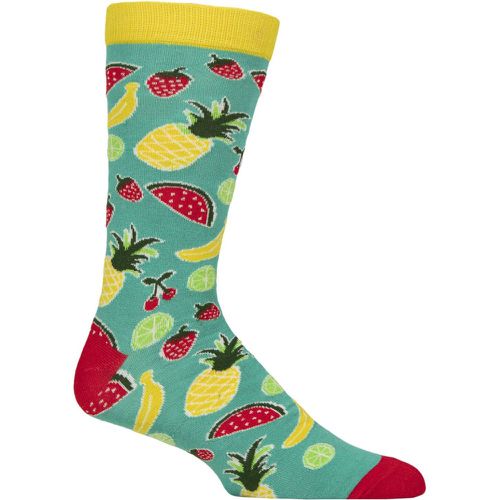 Mens and Women's 1 Pair Shared Earth Fair Trade Fruits Bamboo Socks Fruits UK 7-12 - SockShop - Modalova