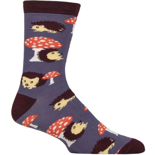 Mens and Women's 1 Pair Shared Earth Fair Trade Hedgehog Bamboo Socks Hedgehog UK 7-12 - SockShop - Modalova