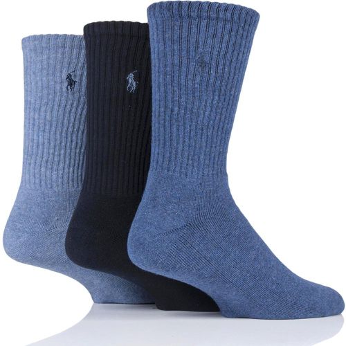 Pair Denim Cotton Crew Sports Socks Men's 6-11 Mens - Ralph Lauren - Modalova
