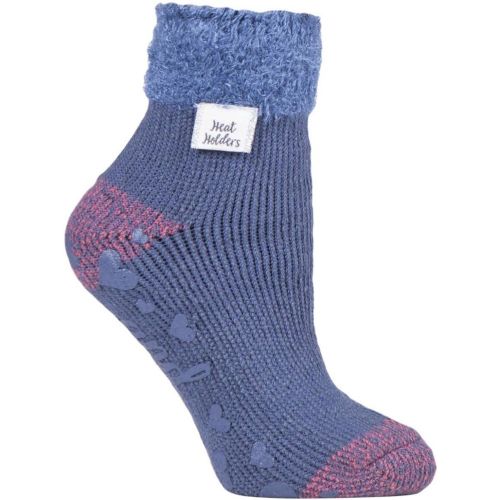 Pair Muted Lounge Feather Top Socks Ladies 4-8 Ladies - Heat Holders - Modalova