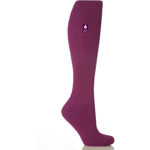 Ladies 1 Pair SockShop Long 2.3 TOG Thermal Socks Deep Fuchsia - Heat Holders - Modalova