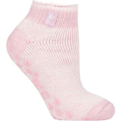 Women's 1 Pair SOCKSHOP 2.3 TOG Patterned and Striped Ankle Slipper Socks Pisa Dusted 4-8 Ladies - Heat Holders - Modalova