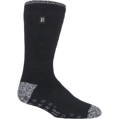 Mens 1 Pair SOCKSHOP 2.3 TOG Plain and Patterned Slipper Socks Twist Heel & Toe 6-11 Mens - Heat Holders - Modalova