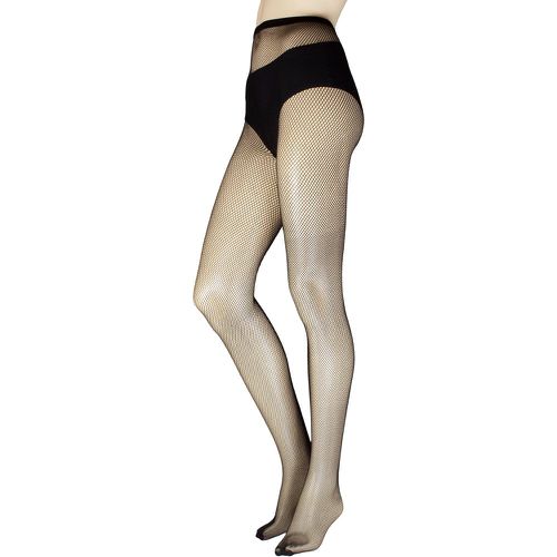 Women's 1 Pair Spot Net Backseam Tights Medium / Large - Charnos - Modalova