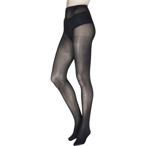 Bamboo sparkle tights for women Silver -  