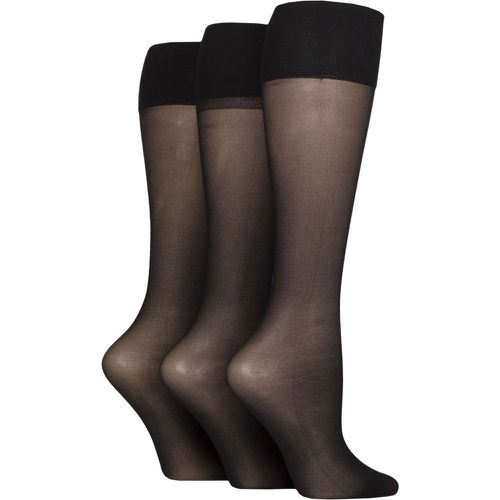 Women's 3 Pair 15 Denier Sheer Knee Highs One Size - Charnos - Modalova