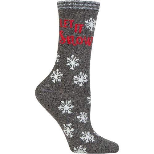 Women's 1 Pair Let It Snow Socks One Size - Charnos - Modalova