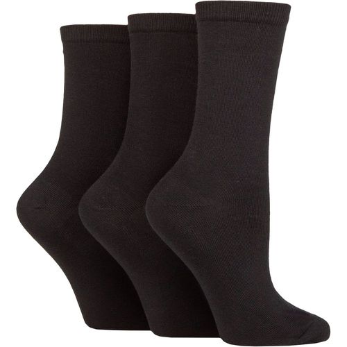 Ladies 3 Pair Organic Cotton Ankle Socks One Size - Charnos - Modalova