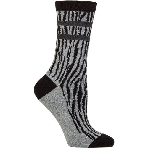 Ladies 1 Pair Bamboo Zebra Print Socks One Size - Charnos - Modalova