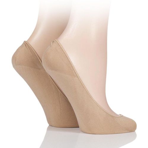 Pair Natural Ballerina Footsies with Gripper Ladies One Size - Charnos - Modalova