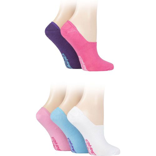 Women's 5 Pair No Show Socks Pastel 4-8 Ladies - Dare To Wear - Modalova